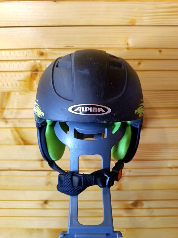 PRILBA ALPINA BLACK-GREEN 48-52CM